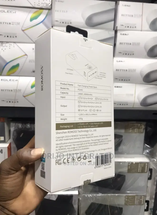 40000mah Romoss 22.5w Power Bank