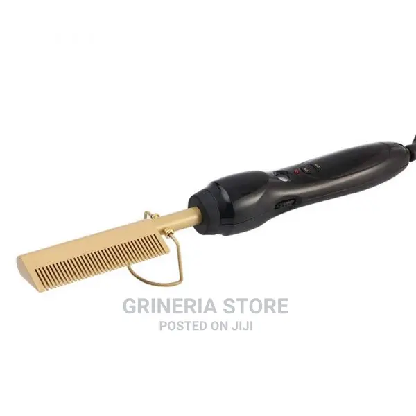 Silky Soft Hot Hair Comb and Straightener