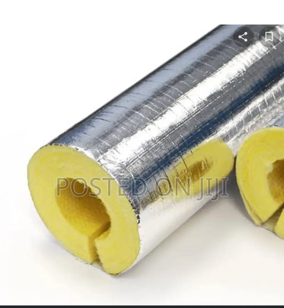 Izocam Prefabricated Fiber Glasswool Pipe 3/4" by 27mm