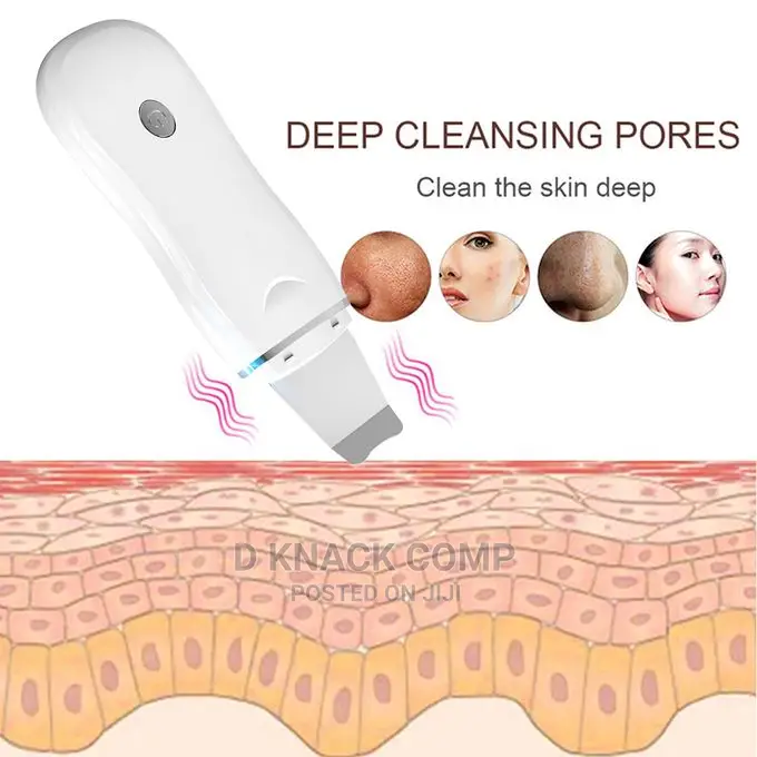 Ultrasonic Face Cleaning Machine Skin Scrubber Remove Dirt