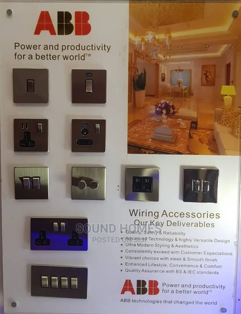 ABB Metal Switches and Sockets