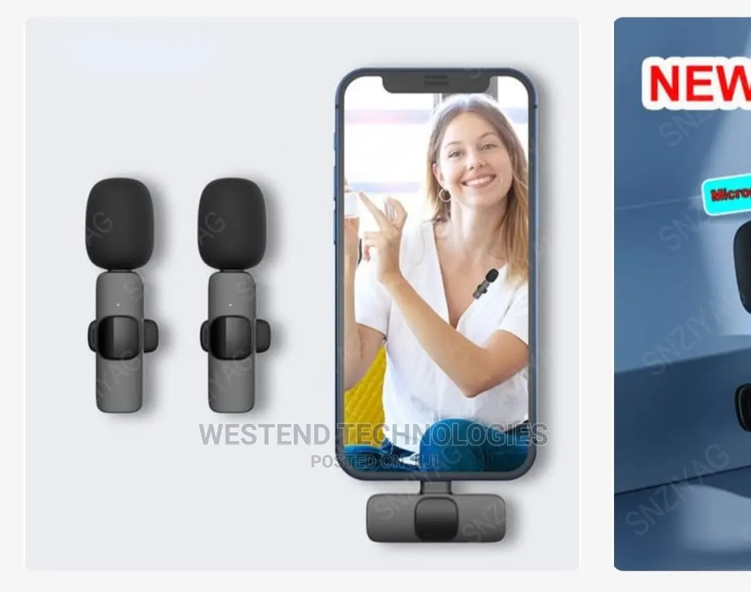 2in1 Wireless Lapel Microphone for Type C Android