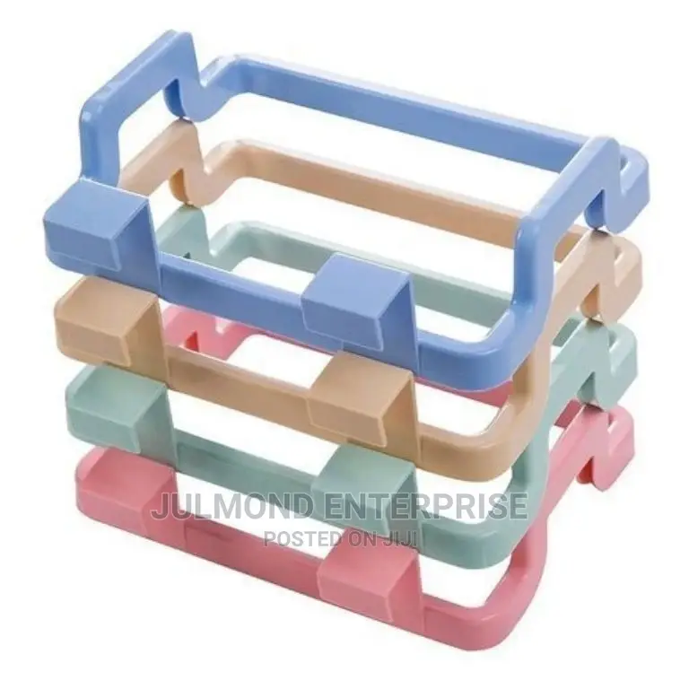 Durable Door-Back Trash Bag Holder Cabinet Rack Trash