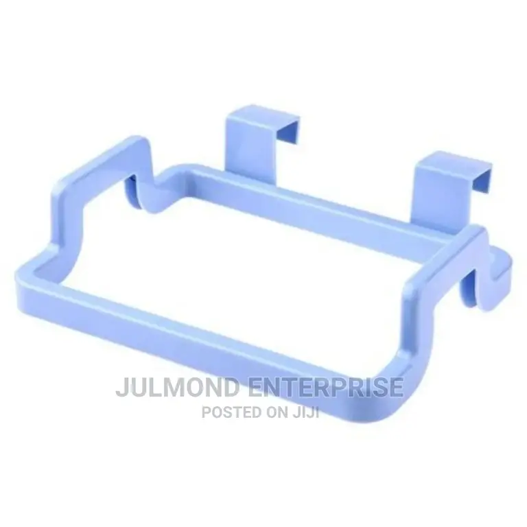 Durable Door-Back Trash Bag Holder Cabinet Rack Trash