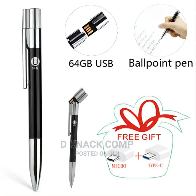 64GB Pen USB Flash Drive USB 2.0 Metal High Speed for PC