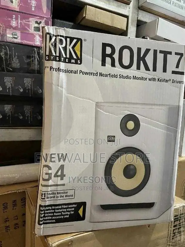 KRK ROKIT7 Studio Monitor (White)
