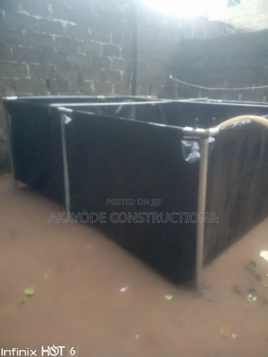 Fish Pond Tarpaulin Collapsible