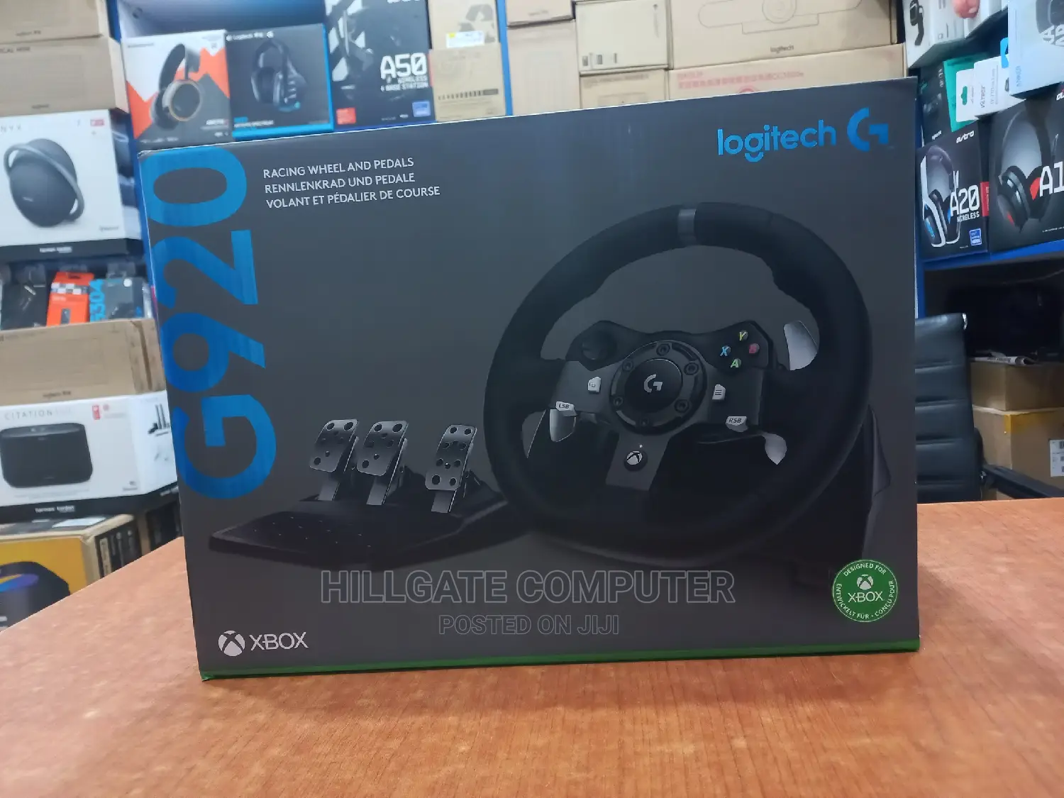 Logitech G920 Driving Wheel and the Shifter for XBOX