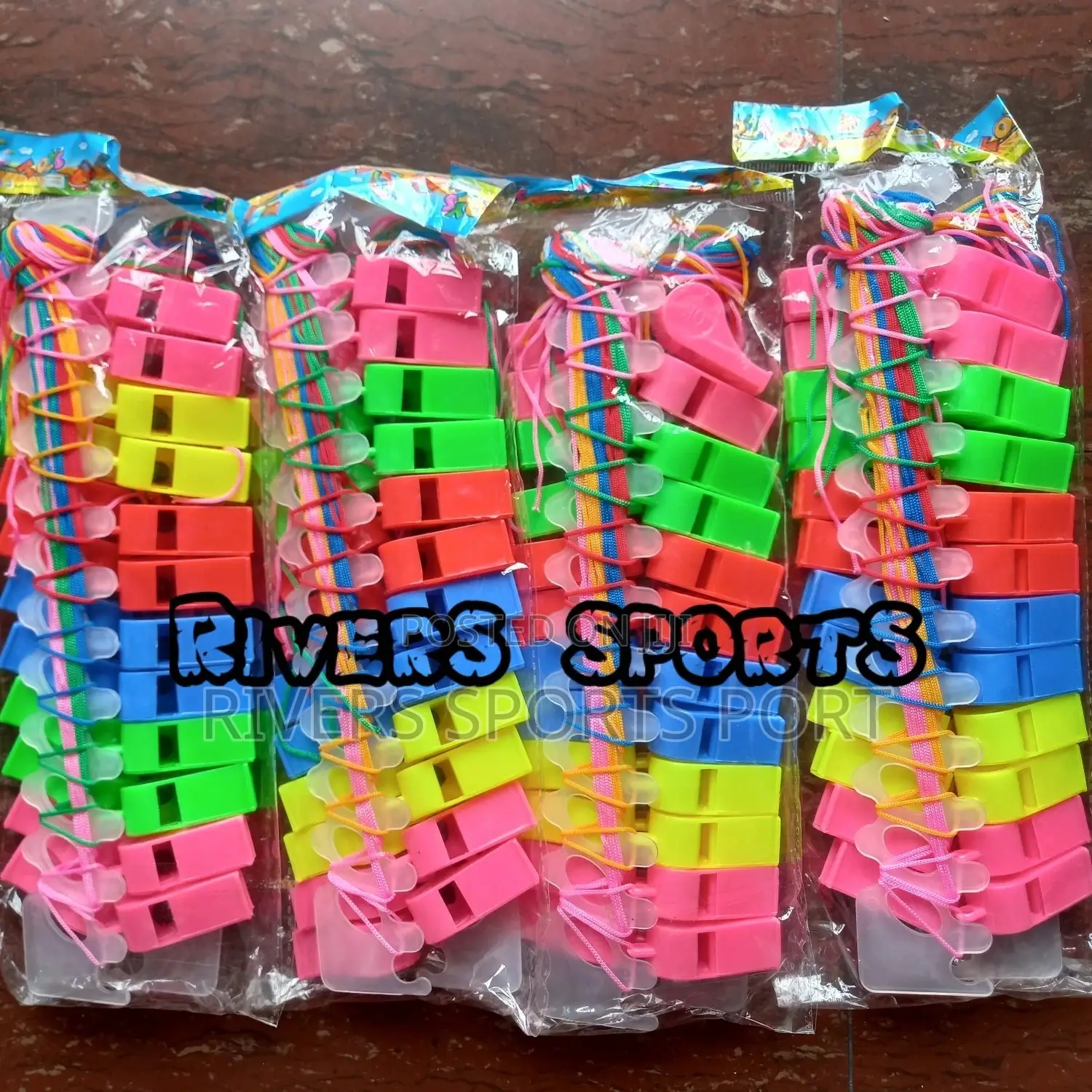24pcs Plastic Whistle With Lanyard, Emergency Survival Call