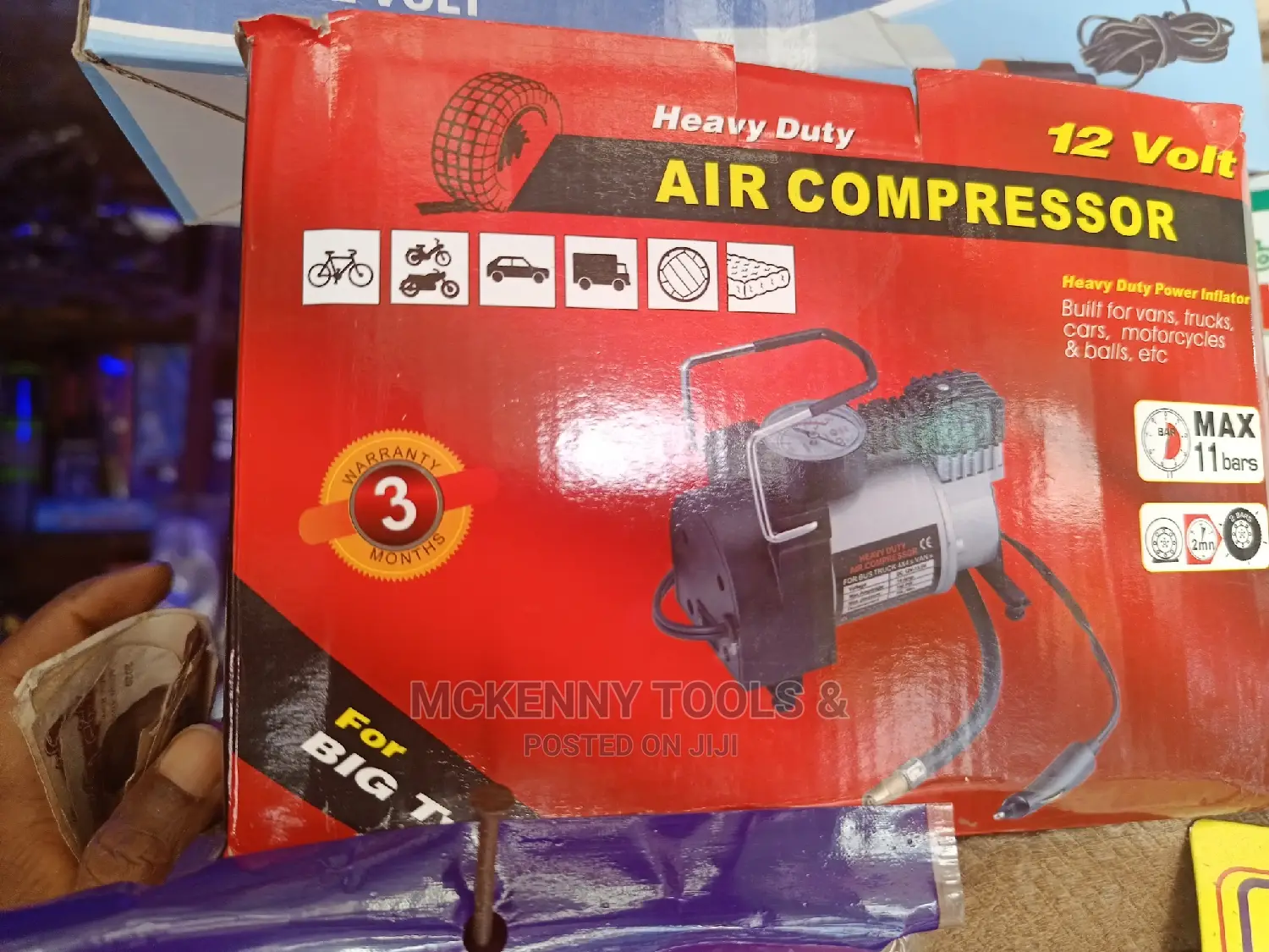 Tyre Inflator Pump Air Compressor Cars SUV Light Trucks Car