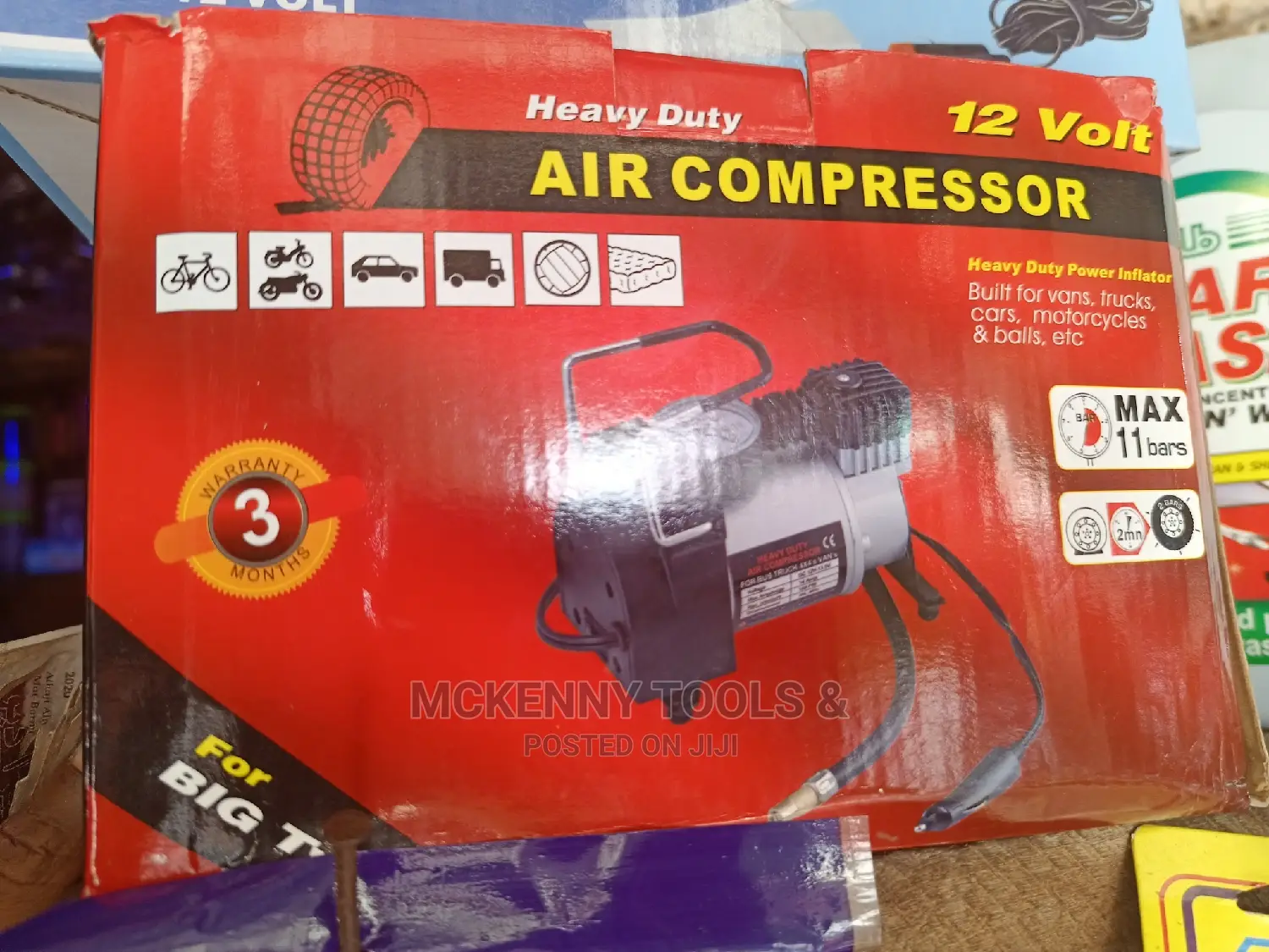 Tyre Inflator Pump Air Compressor Cars SUV Light Trucks Car