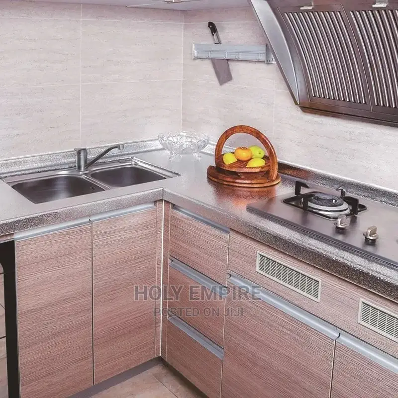 Oil-proof Waterproof Stickers Aluminum Foil Kitchen Cabinet