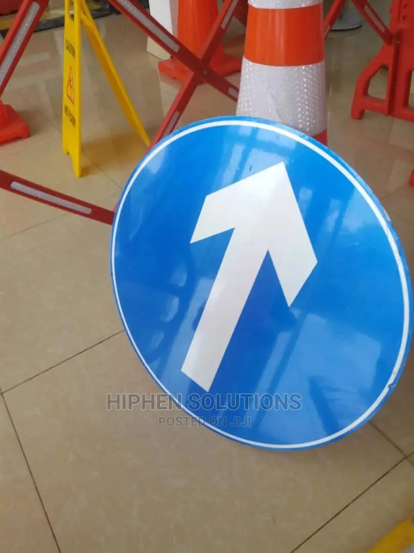 Commercial Use One Way Ahead Safety Sign