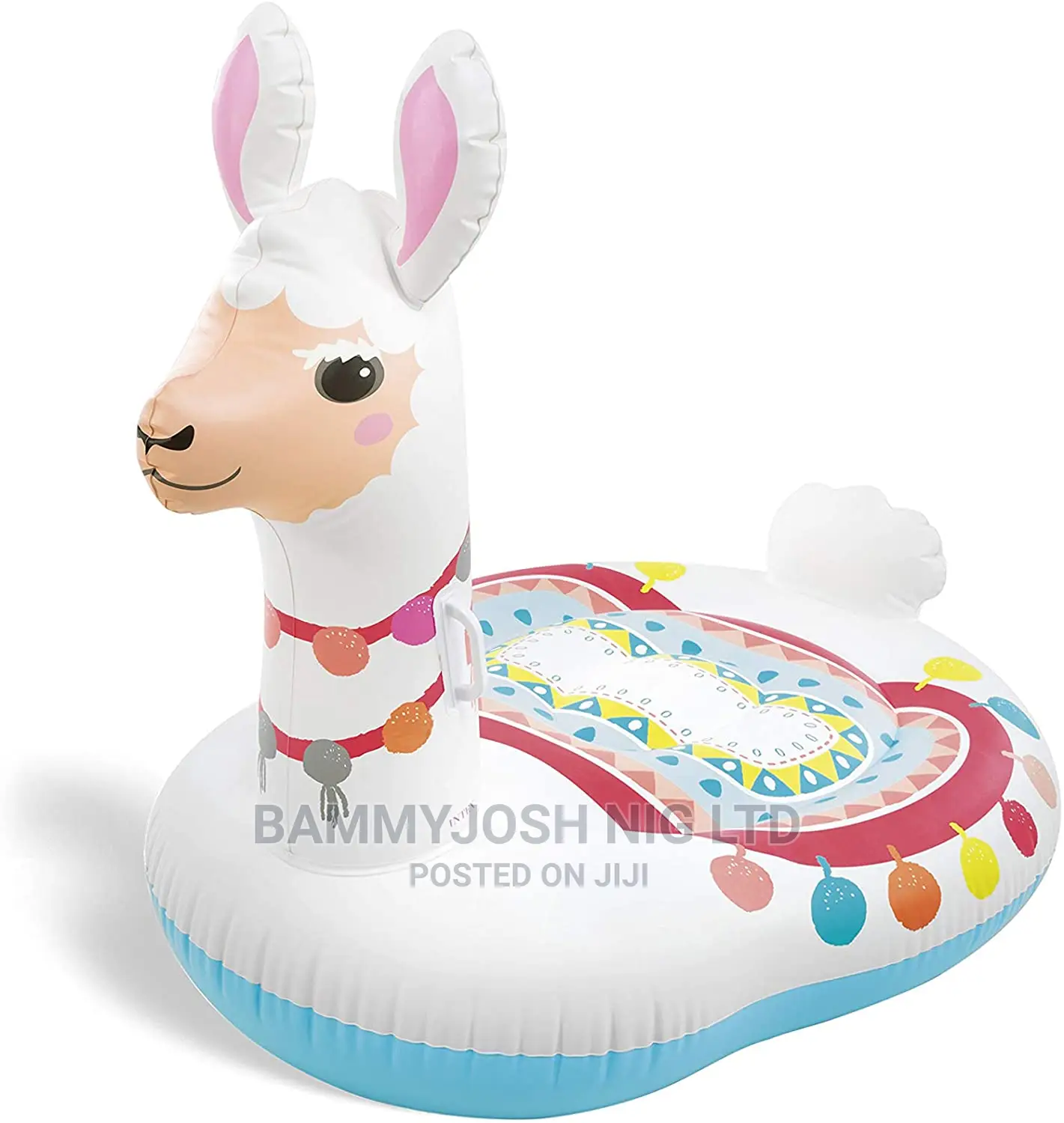 Float Mat, Cute Lama Ride On, 53.1 X 37.0 X 44.1 Inches (135