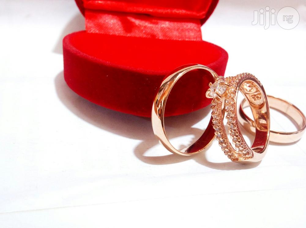 Brand New Romania Rose Gold Wedding Ring 211 in All Sizes