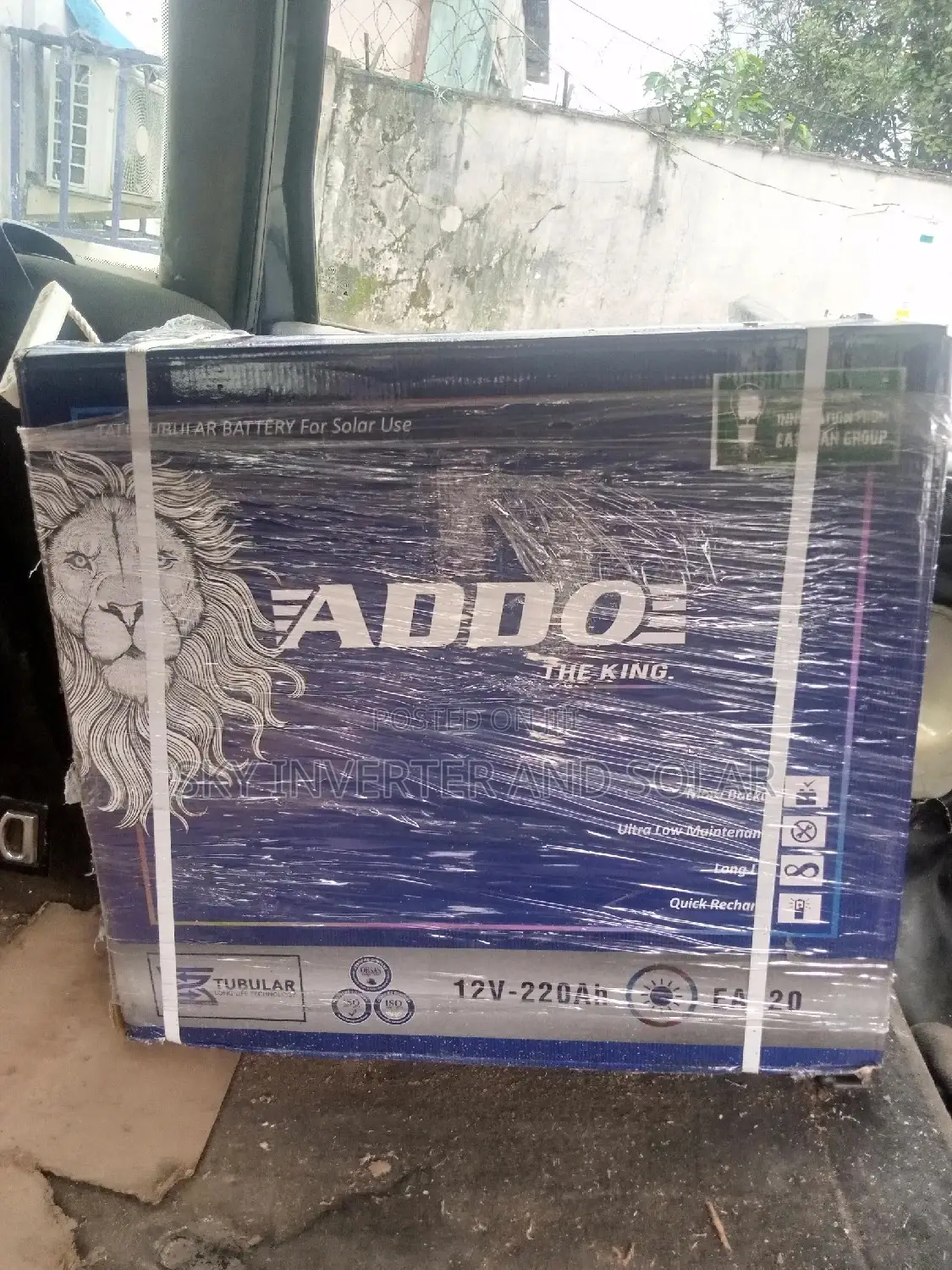 220ah Addo Tubular Battery