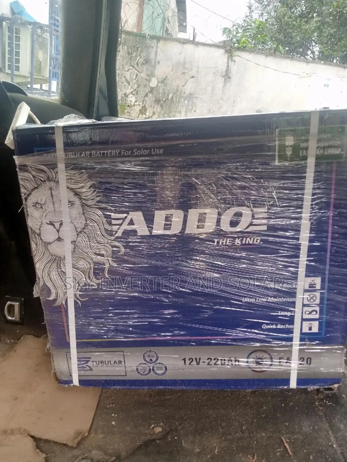 220ah Addo Tubular Battery