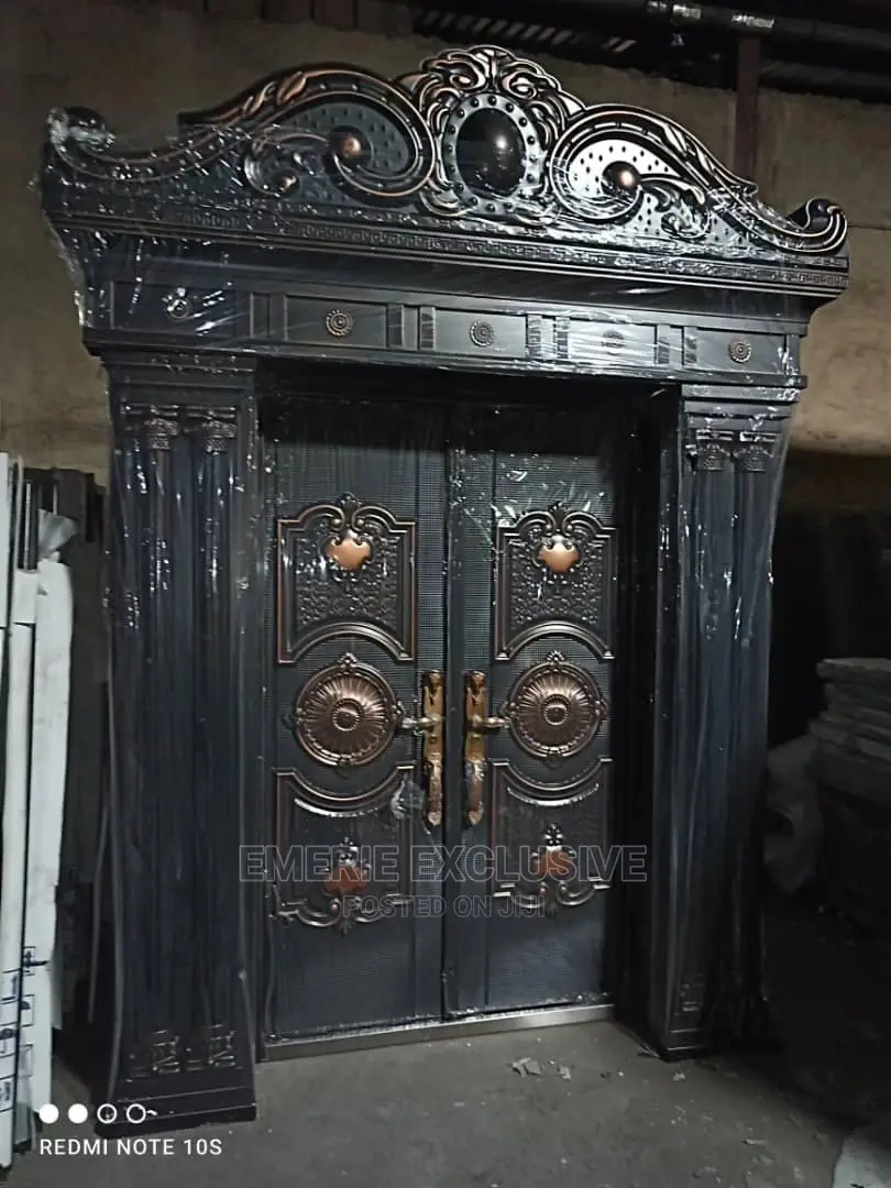 5ft Extra Height Copper Door With Ark and Pillars