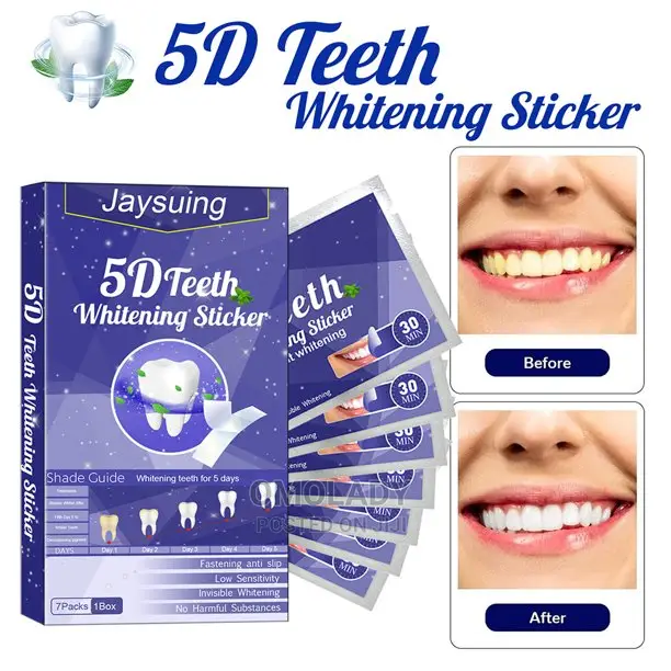 5D White Gel Oral Hygiene Teeth Whitening Paste - 14pcs