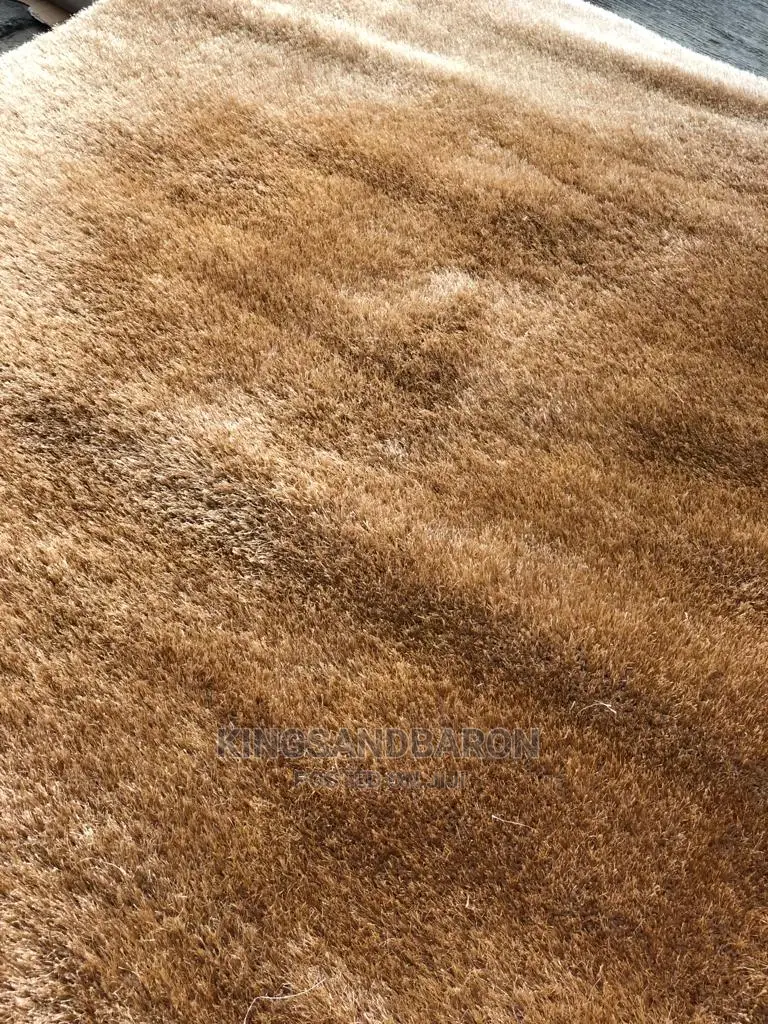 5x7fts (,4x6,7x10) Brown Turkish Shaggy Center Rug