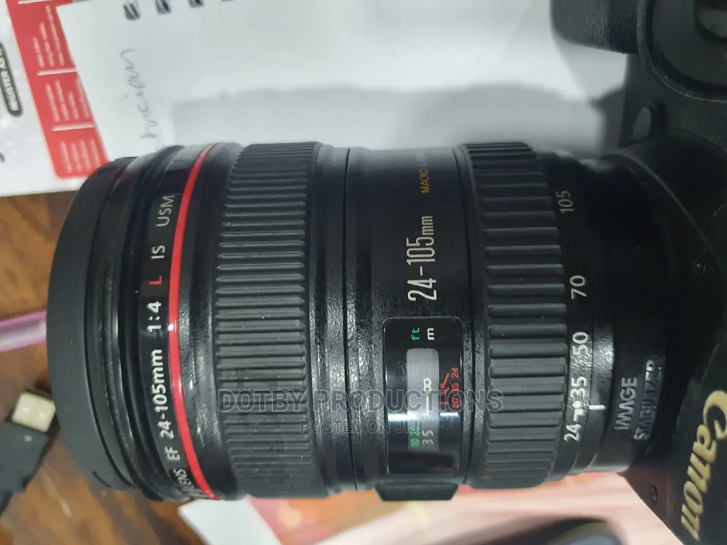 Canon Lens 24-105mm F/4l Usm