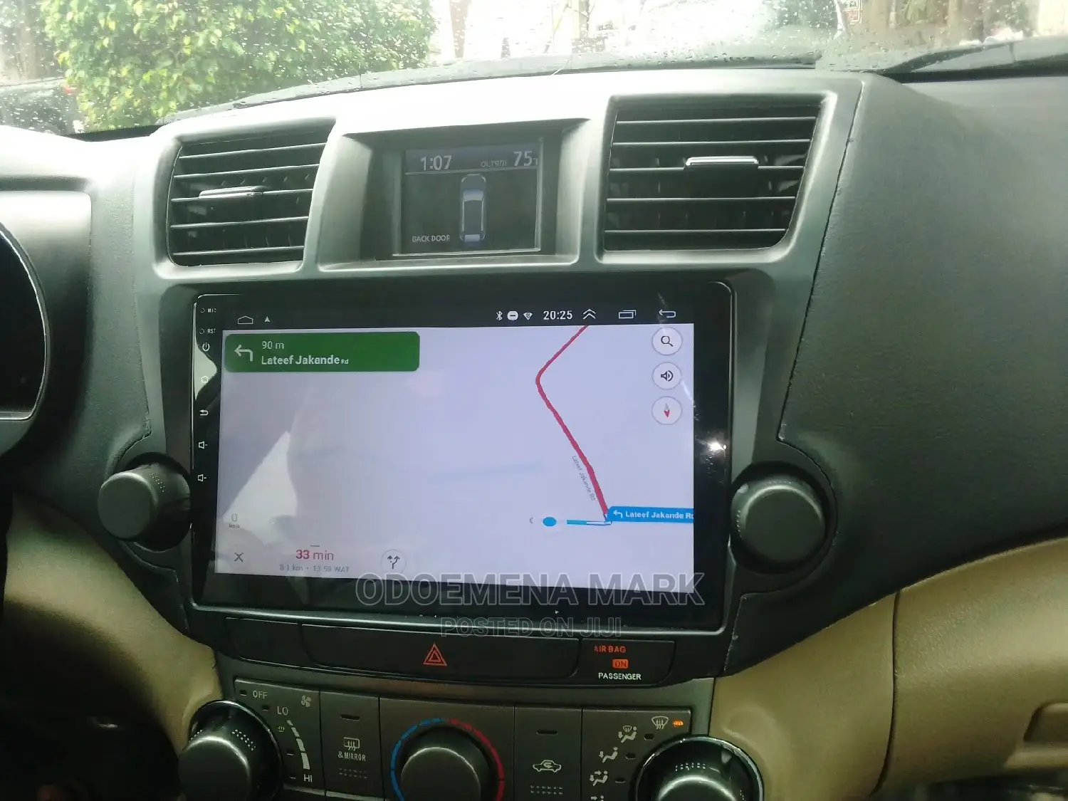 Toyota Highlander 08/10/12 Android Navigation System UAB BLT