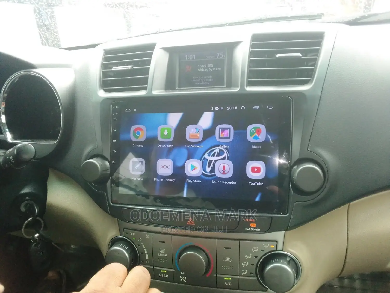 Toyota Highlander 08/10/12 Android Navigation System UAB BLT