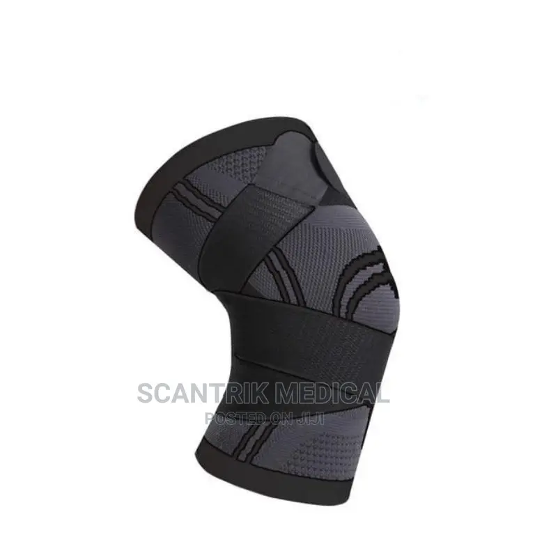 Knee Brace Sleeves Super Elastic Breathable , Black
