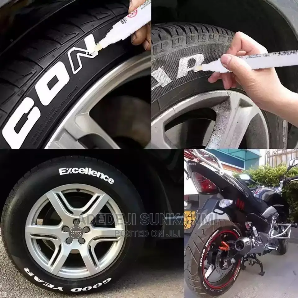 Car Tire Graffiti Paint Pen Waterproof Non-Fading