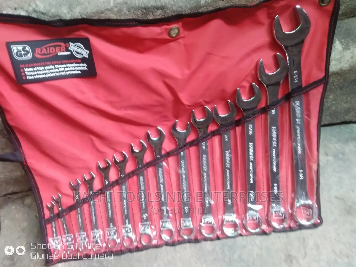 Original Imperial Combination Spanner Wrench Set
