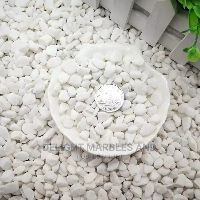 Pure White Decorative Stones