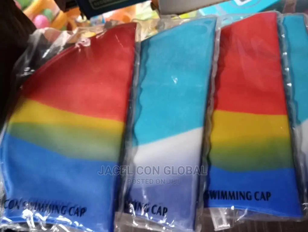 Swimming Cap (Rainbow Design)