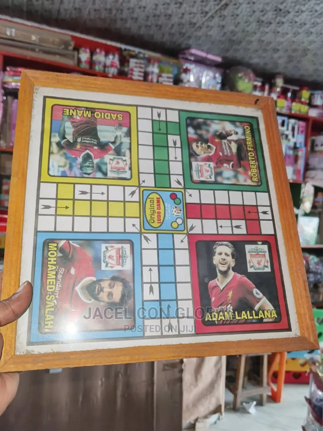 Local Glass Ludo (Big Size) With 2 Dice and Seeds