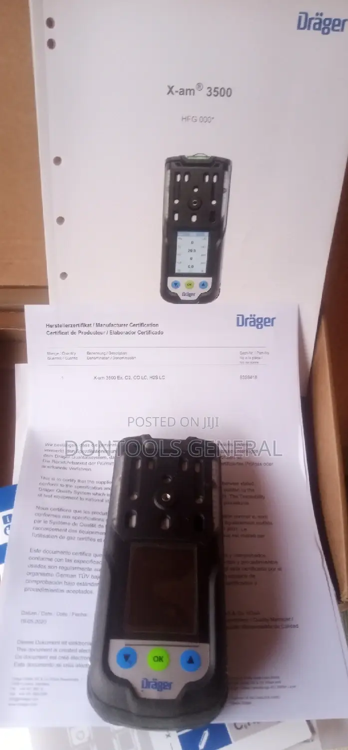 Draeger 8328419, X-Am 3500 Ex, O2, CO LC, H2S LC + PS