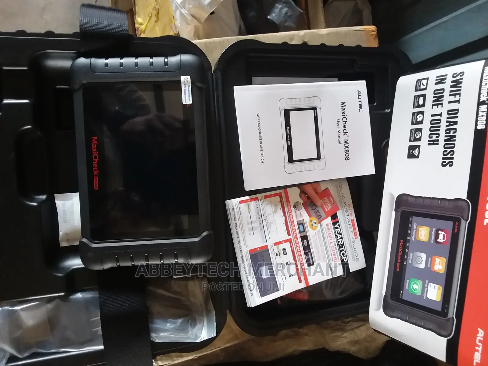 Autel Mx808s Professional Scanner With Benz 38pin Socket