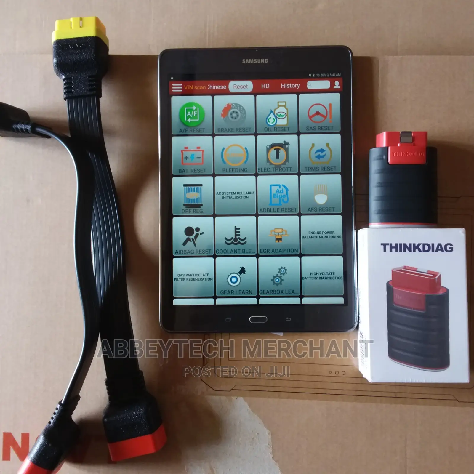 Launch Diagzone Pro3 (Thinkdiag) With Samsung Galaxy Tab