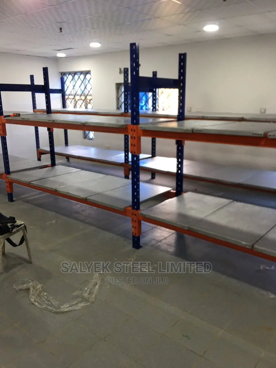 Shelves With Perforated Angle