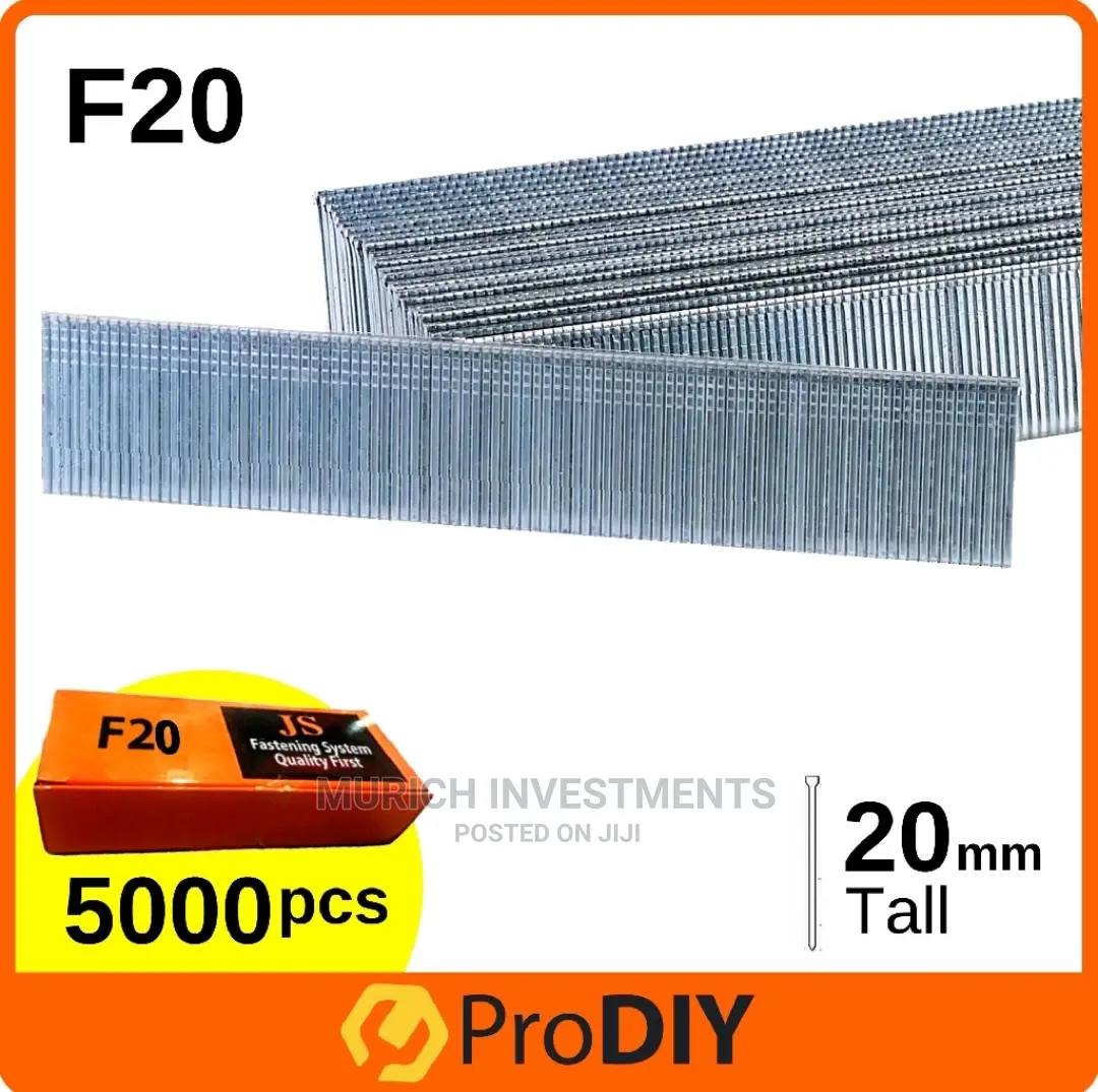 F20 20mm (5000pcs) Brad Nail Straight Nail for Nailer Gun