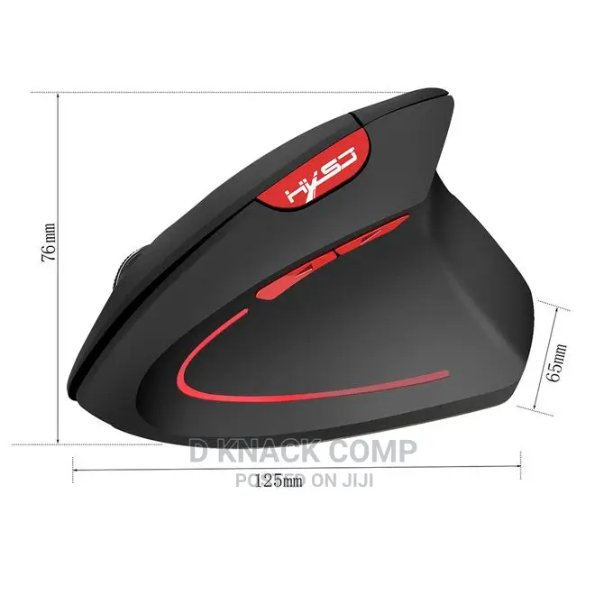 Wireless Mouse Vertical Mice Ergonomic Rechargeable 3 Dpi