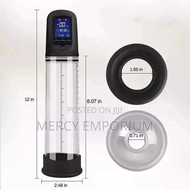 Electronic,Electric Rechargeable Penis Enlargement LCD Pump